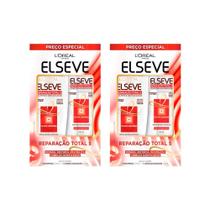 Kit 2 Elseve Reparação Total 5 Shampoo 375ml e Condicionador 170ml Preço Especial Edição Limitada