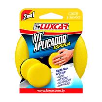Kit 2 Em 1 Aplicador Esponja Luxcar 2 Pecas Kit 2 Em 1 Aplicador Esponja Luxcar 2 Pecas