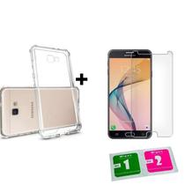 Kit 2 em 1 Capa Anti Impacto Para Samsung Galaxy J5 Prime + Película de Vidro Temperado - POP SHOP