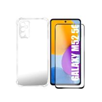 Kit 2 em 1 Capa Transparente + Película 3D De Vidro para Samsung Galaxy M52 5G