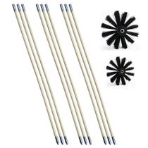 Kit 2 em 1 de limpador de dutos para limpeza de chaminés