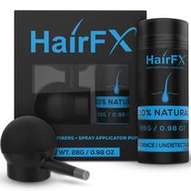 Kit 2 em 1 HairFX Hair Perfecting com Fibras Capilares Pretas em Spray Kit 2 em 1 HairFX Hair Perfecting com Fibras Capilares Pretas em Spray