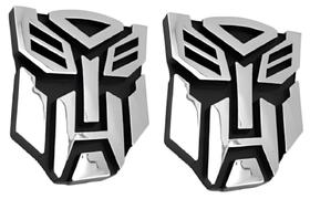 Kit 2 Emblema Adesivo Transformers Autobot Automotivo