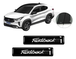 Kit 2 Emblemas Adesivos Coluna Fastback 3D SPTS Kit 2 Emblemas Adesivos Coluna Fastback 3D SPTS