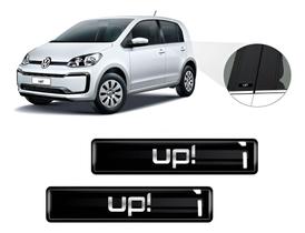 Kit 2 Emblemas Adesivos Coluna Lateral Fiat Up! 3D Resinado Kit 2 Emblemas Adesivos Coluna Lateral Fiat Up! 3D Resinado