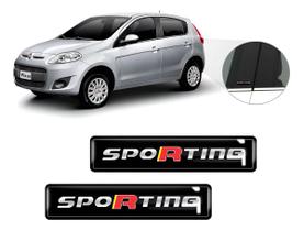 Kit 2 Emblemas Adesivos Coluna Sporting 3D Resinado Kit 2 Emblemas Adesivos Coluna Sporting 3D Resinado