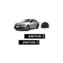 Kit 2 Emblemas Adesivos Coluna Virtus 3D Resinado Kit 2 Emblemas Adesivos Coluna Virtus 3D Resinado
