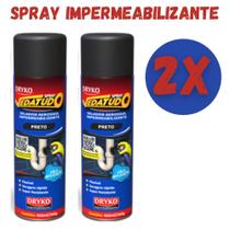Kit 2 Emborrachamento spray PRETO Dryko Vedatudo 400ml