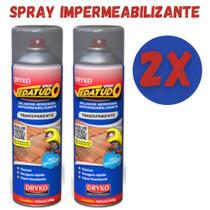 Kit 2 Emborrachamento Spray TRANSPARENTE Dryko Vedatudo 400ml