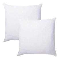Kit 2 Enchimentos 70x70 Para Capa Almofada 65cm Fibra Macio