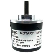 Kit 2 Encoder Incremental 400 Pulsos Canal Ab Npn Coletor Aberto Eixo 6Mm 5 A 26Vdc (F3)