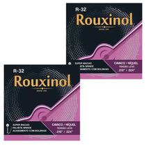 Kit 2 Encordoamento Cavaquinho Leve 4 Cordas R32 Rouxinol Kit 2 Encordoamento Cavaquinho Leve 4 Cordas R32 Rouxinol