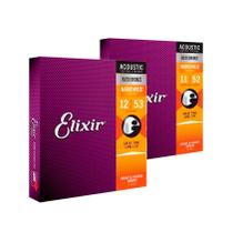 Kit 2 encordoamento elixir violao 011 (11027) e 012 (11052)