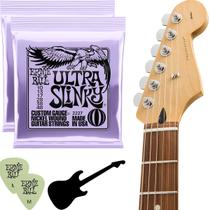 Kit 2 Encordoamento Guitarra 010 Ultra Slinky Ernieball 2227