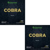Kit 2 Encordoamento Ukulelê Giannini Cobra Concert Soprano GEUKSC Nylon