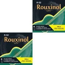 Kit 2 Encordoamento Viola Caipira Tensão Média Aço Rouxinol R52 PRR52L Kit 2 Encordoamento Viola Caipira Tensão Média Aço Rouxinol R52 PRR52L
