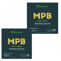 Kit 2 Encordoamento Violão Nylon Giannini Cristal Ouro MPB