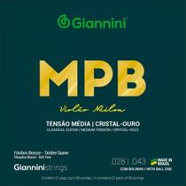 Kit 2 encordoamento violão nylon giannini genwg bolinha série