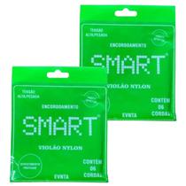 Kit 2 Encordoamento Violão Nylon Smart Tensão Pesada 6 Corda Kit 2 Encordoamento Violão Nylon Smart Tensão Pesada 6 Corda