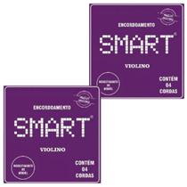 Kit 2 Encordoamento Violino 4 Cordas Smart