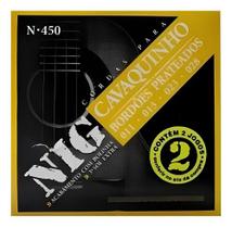 Kit 2 Encordoamentos Nig Para Cavaquinho Com Bolinha N-450