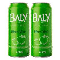 Kit 2 Energético Baly Maçã Verde 473ml Kit 2 Energético Baly Maçã Verde 473ml
