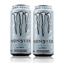 Kit 2 Energético Monster Energy Ultra com 473ml Kit 2 Energético Monster Energy Ultra com 473ml