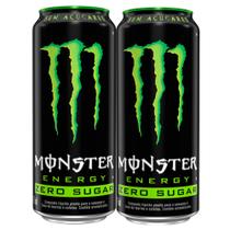 Kit 2 Energético Monster Energy Zero Açúcar 473ml