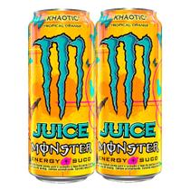 Kit 2 Energético Monster Khaotic Juice com 473ml Kit 2 Energético Monster Khaotic Juice com 473ml