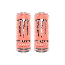 Kit 2 Energético Monster Ultra Peachy Keen Zero Açúcar 473ml Kit 2 Energético Monster Ultra Peachy Keen Zero Açúcar 473ml