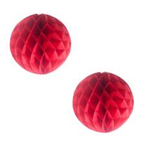 Kit 2 enfeite bola colmeia dobravel 30cm Kit 2 enfeite bola colmeia dobravel 30cm