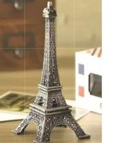Kit 2 Enfeite Mini Torre Eiffel Metal Paris Decoração 25cm