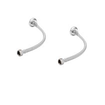 Kit 2 Engates Mangueira Flexível Trançado Aço Inox 60cm Par