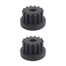 Kit 2 Engrenagem De Nylon 14 Dentes Motor Churrasqueira Gira Kit 2 Engrenagem De Nylon 14 Dentes Motor Churrasqueira Gira