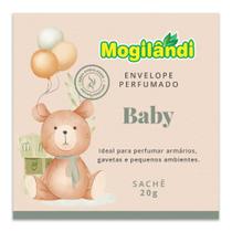 Kit 2 Envelopes Perfumados Baby Mogilândi Sache 20g Gavetas Armários Guarda Roupas