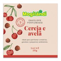 Kit 2 Envelopes Perfumados Cereja e Avelã Mogilândi Sache 20g Gavetas Armários Guarda Roupas Kit 2 Envelopes Perfumados Cereja e Avelã Mogilândi Sache 20g Gavetas Armários Guarda Roupas