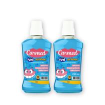 Kit 2 Enxaguante Bucal Carmed Fini Dentadura 250ml Kit 2 Enxaguante Bucal Carmed Fini Dentadura 250ml
