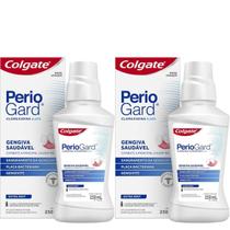 Kit 2 enxaguante bucal colgate PerioGard extra mint sem álcool 250ml Kit 2 enxaguante bucal colgate PerioGard extra mint sem álcool 250ml