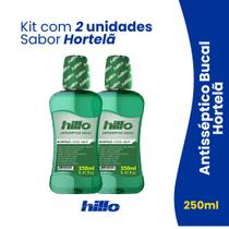 Kit 2 Enxaguante Bucal Hortelã 250 ml Hillo Envio Imediato Kit 2 Enxaguante Bucal Hortelã 250 ml Hillo Envio Imediato
