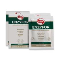 Kit 2 Enzyfor Enzimas Digestivas Vitafor 30 Sachês