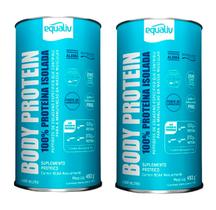 Kit 2 Equaliv Body Protein proteína Isolada sabor neutro