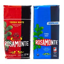 Kit 2 Erva Mate Rosamonte(Tradicional e Despalada 500g) Kit 2 Erva Mate Rosamonte(Tradicional e Despalada 500g)