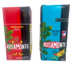 Kit 2 Erva Mate Rosamonte(Tradicional e Tereré 500g)