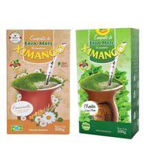 Kit 2 Erva Mate Ximango - Composto Camomila e Menta 500g