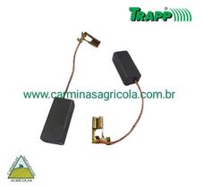 Kit 2 escova carvao trapp master 1000 motor novo 1300w - 1112606