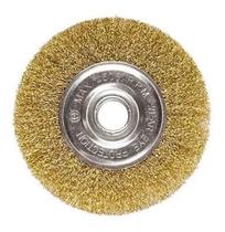 KIT 2 Escova De Aço Circular 100mm X 12 X 22mm Rpm 4.500