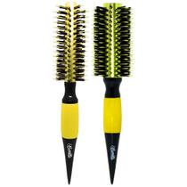 Kit 2 Escova De Cabelo Marco Boni Bonitta Profissional Termica Aluminio Cerdas Duplas 45mm 55mm