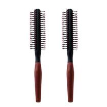 Kit 2 Escova de Cabelo Redonda Anti Estática e Frizz Uso Profissional Resistente Super Leve Ideal Para Secagem Modelagem