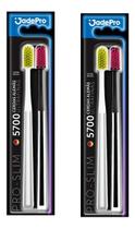 Kit 2 Escova de Dente Pro-Slim 5700 Cerdas Alemã JadePro c/2un