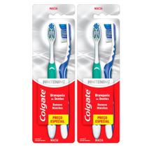 Kit 2 Escova Dental Colgate Whitening Macia Cores Sortidas Leve 2 Pague 1